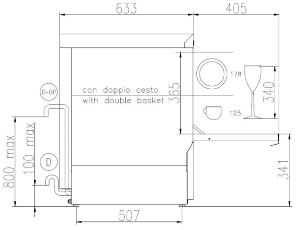 Lave-vaisselle frontal: panier 50X50CM – Image 3